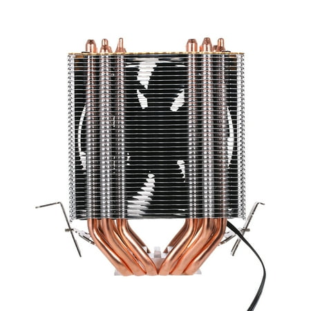 Lasamot Hydraulic CPU Cooler Heatpipe Fans Quiet Heatsink Radiator Replacement for Intel Core AMD Sempron Platform Lasamot Hydraulic CPU Cooler Heatpipe Fans Quiet Heatsink Radiator Replacement for Intel Core AMD Sempron Platform